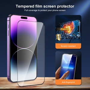 Sihirli kutu ekran koruyucu kolay Fit temperli cam iPhone 15 14 13 12 11 XR XS X - Product Image 2