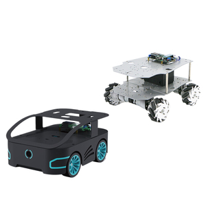 Металлический 4WD автомобильный корпус умный автомобильный комплект для Raspberry Pi/ROS робот с кодером редукторный двигатель - Product Image 4