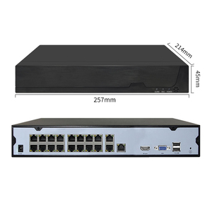 Yeni sıcak satış 16-Channel IP Bullet CCTV sistemi 16CH POE NVR ve Cat6 kabloları ile renkli gözetim ağ kamerası - Product Image 6