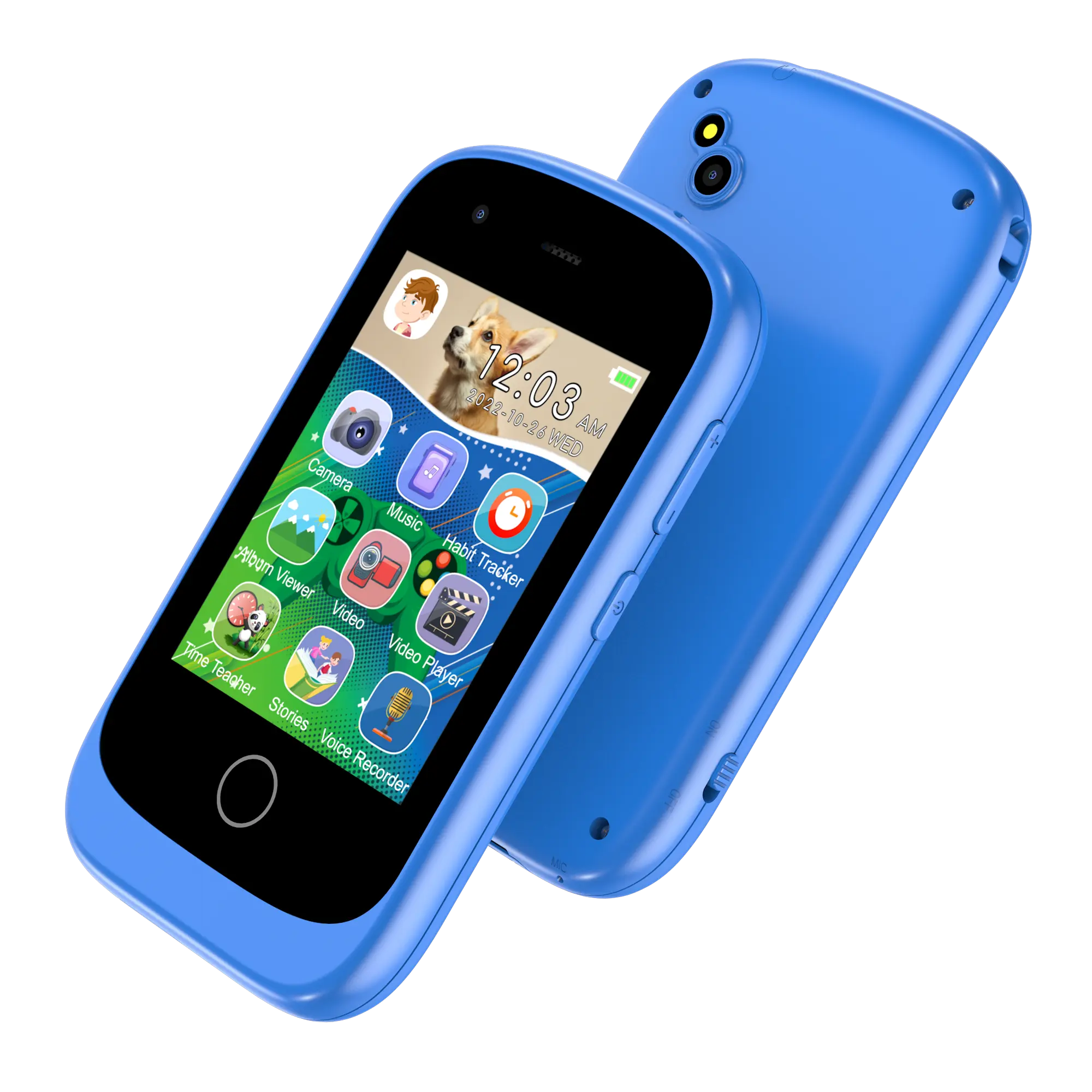 Sản phẩm bán chạy nhất 2024 Amazon xa31 Kid điện thoại câu đố đồ chơi 4 màu thời gian công cụ cho ngoài trời Thông Minh Điện tử điện thoại