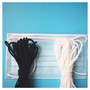 Factory <strong>Elastic</strong> Ribbons 3mm 5mm Cord White <strong>Color</strong> <strong>Elastic</strong> Earloop for Normal Facemask <strong>String</strong> - Product Image 6