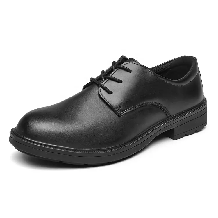 Zapatos de seguridad con punta de acero para oficina, calzado plano y elegante de tobillo bajo, SBP, para trabajadores