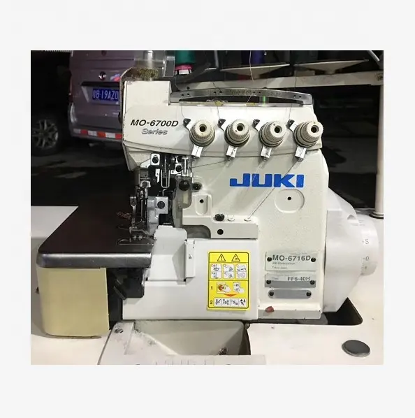 Good Condition used sewing machine Jukis MO-6714 series industrial overlock sewing machine price