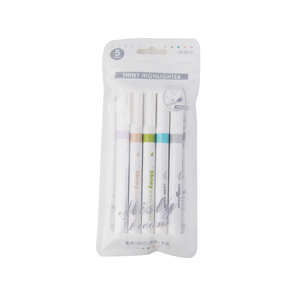 Multicolor <strong>Chisel</strong> <strong>Tip</strong> with Clip Custom Fluorescent Marker Pen for Kids Drawing Mini <strong>Highlighter</strong> Pen Set - Product Image 1