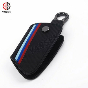 M-renk gerçek karbon deri anahtarlık için uzaktan anahtar Fob kapak BMW 5 7 serisi X1 X4 X5 X6 x7 - Product Image 2