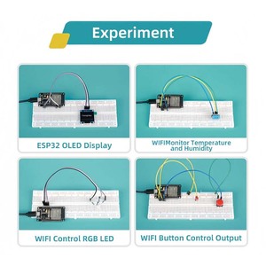 Базовый стартовый комплект для ESP-32S, плата для разработки ESP32, комплект для обучения проекту с коробкой - Product Image 2