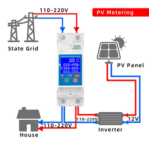 WiFi Smart Energy Protector mit PV-Messung und Leckage schutz Fernbedienung Über-/Unter spannungs schutz 80A Einstellbar SVP669 - Product Image 3