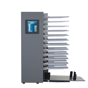 Máquina automática de recopilación de papel de libros para uso en oficina, con 6 contenedores, para uso en oficina
