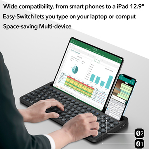 2023 Toptan Kablosuz Klavye Teclado Retroiluminado <strong>bluetooth</strong> Tablet Rechargeable Backlit <strong>bluetooth</strong> <strong>Keyboard</strong> <strong>with</strong> Number Pad - Product Image 2