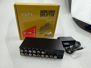 Vsp4av Distributor <strong>Av</strong> Divided Into Four 1 in and 4 Out Audio and Video Distributor <strong>Av</strong> Red Yellow and White Screen <strong>Splitter</strong> - Product Image 5