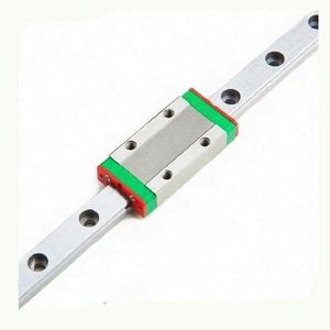 Carril de guía lineal de husillo de bolas, transmisión de precisión de bloque estándar cuadrado negro y verde con bloques deslizantes, con tornillo de bola de 2 pulgadas - Product Image 1