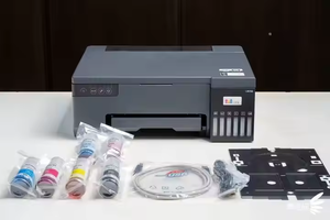 Yeni 6-Color A4 L8050 Ecotank fotoğraf süblimasyon yazıcı XP600 baskı kafası yarı otomatik masaüstü yazıcı kartı baskı L8058 - Product Image 6