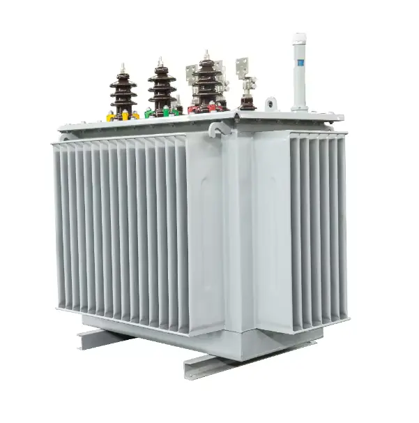 Transformador de distribución de electricidad eléctrica, transformador trifásico de 100kva, transformador sumergido en aceite S11, 2 unidades