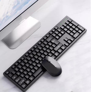 Juego de teclado y mouse inalámbricos, computadora portátil de escritorio, teclado Bluetooth externo y cubierta de mouse, silencio de escritura específico para oficina - Product Image 1