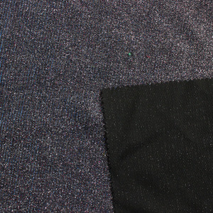 2025 thời trang mới Sparkle dệt kim Polyester kim loại Phantom ray Stretch lurex long lanh lưới vải cho quần áo - Product Image 5