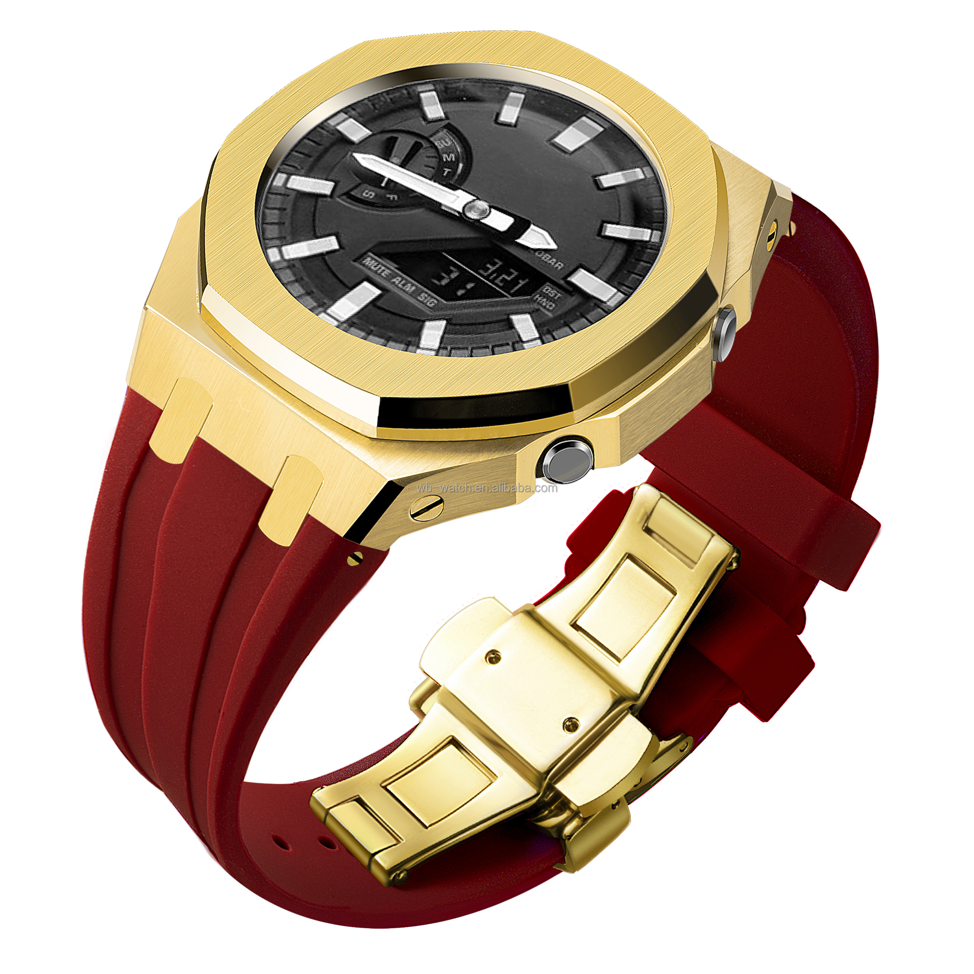 Gold Case+Red Band