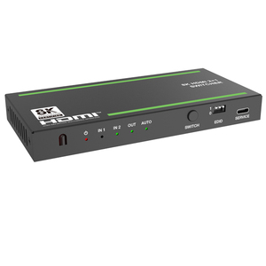 8K <strong>HDMI</strong> 2x1 Switcher Advanced EDID Management and Audio De-embedding Function for Big Screen - Product Image 4