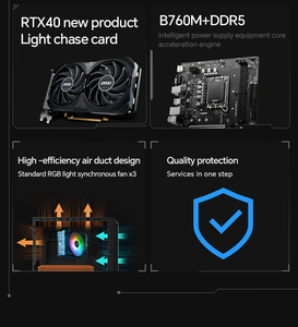 MSI Dark Knight MAG Version 14th Generation CPU RTX40 Series E-sports Game Designer Desktop <strong>Computer</strong> Host DIY <strong>Assembly</strong> Machine - Product Image 5