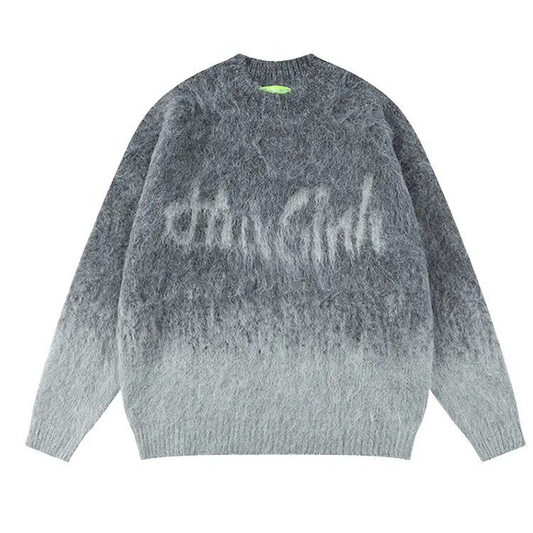 Finch Garment hombres suéteres mohair diseñador de lujo de lana de algodón al por mayor suéteres personalizados con logotipo