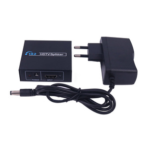 <strong>HDMI</strong> <strong>Splitter</strong> <strong>1</strong> in 2 Out 4K <strong>HDMI</strong> <strong>Splitter</strong> for Dual Monitors 1x2 Powered <strong>HDMI</strong> <strong>Splitter</strong> for Power Adapter One Source to Two - Product Image 3