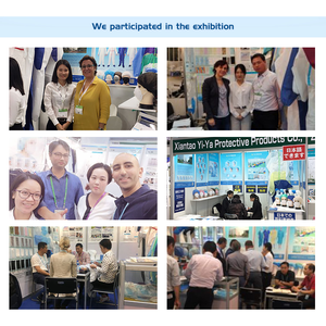 Masker Wajah bedah medis IIR tipe 14683 ASTM F2100 EN anti cairan perlindungan andal perdagangan 3 lapis - Product Image 5