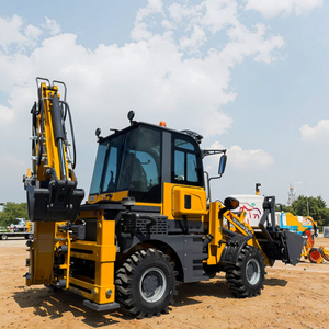 Nhà Máy Giá 5.2 tấn 4x4 bánh xe trở lại hoe loader Máy xúc mini backhoe loader 4WD khớp nối - Product Image 1