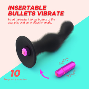 Aiersha 2pcs/set Silicone Butt Plug Set Silicone <strong>Anal</strong> Plug Easy to <strong>Cleaning</strong> <strong>Anus</strong> <strong>Anal</strong> <strong>Toys</strong> - Product Image 6