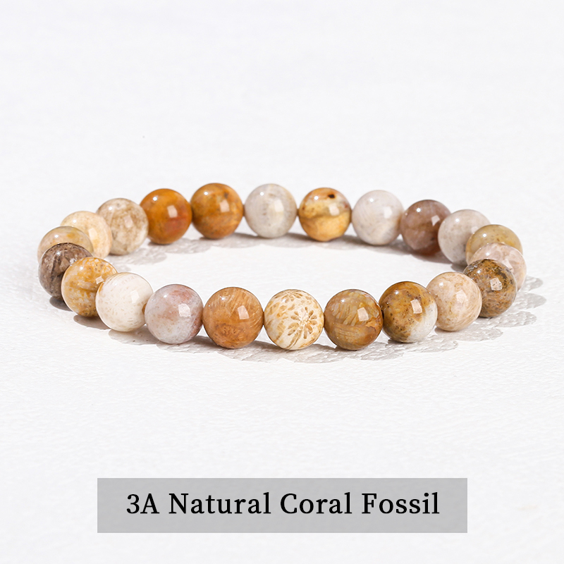 3A Natural Coral Fossi-l Bracelet