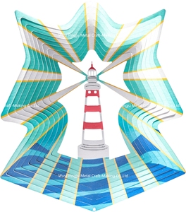 Laser cắt ngoài trời 3D gió <span class=keywords><strong>Spinner</strong></span>-Ngọn hải đăng Nhiều màu - Product Image 1