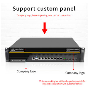 B150 di routing morbido industriale macchina di controllo di 2U server di rete con 8 elettrico i211 scheda di rete 4 porta ottica - Product Image 3