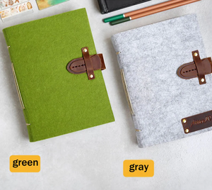 Customized Felt <strong>Book</strong> Cover Printing Felt Cover with Felt <strong>Book</strong> Notebook Artificial Wool Cover Handmade Felt <strong>Book</strong> - Product Image 3