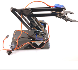 SG90サーボを備えたArduinoロボットグリッパークロー用の4軸アクリルロボットアーム - Product Image 4