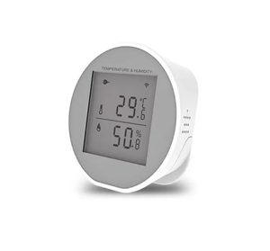 2025 Новый Лидер продаж, умный Wi-Fi датчик температуры и влажности с настольным/настенным монтажным PST-WSD400H - Product Image 1