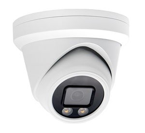 Cámara IP 4K Visión a color 24h Detección humana Audio incorporado Cámara domo de torreta POE Cámara IP Starlight