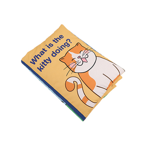 Unisex morbido cuscino libro giocattoli educativi per 2-4 anni per la lettura e l'apprendimento del libro di storie - Product Image 2