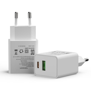 KR Plug KC Certified 25W PD QC FCP Dual Ports USB a Type C Mobile Phone Adapters for <strong>Apple</strong> 20W Usb-c Power Adapter - Product Image 1