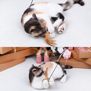 Interactive Cat Teaser Wand String Toy Pet Accessories Educational Colorful <strong>Safe</strong> With <strong>Catnip</strong> Fish Made in China for Indoor Cats - Product Image 6