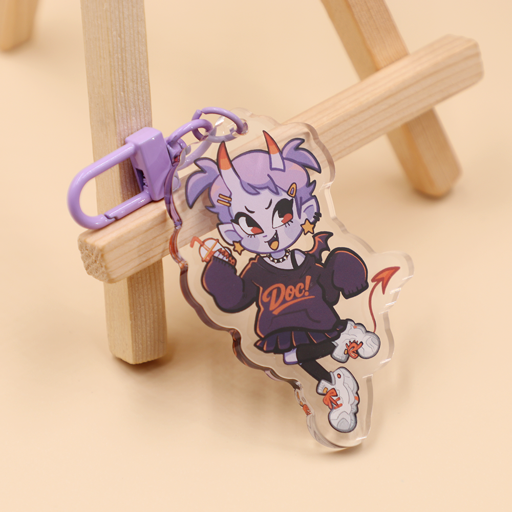 clear acrylic keychain