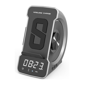 Multifunctional Wireless Charging TF Card Sound <strong>Source</strong> <strong>Input</strong> USB Hands Free Calling FM Radio Timer Magnetic Wireless Chargers - Product Image 3