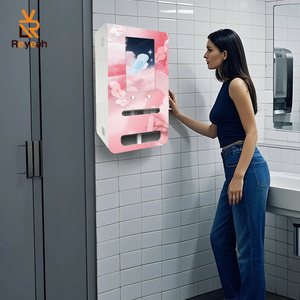 מיני קיר רכוב מכונות אוטומטיות מכונת תחבושת היגיינית אוטומטית 15.6 אינץ 'מסך מגע