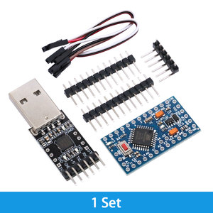 1PCS 6-poliges CP2102 USB 2.0 zu TTL UART-Modul 1PCS Pro Mini-Modul Atmega328 5V 16M für Arduino-kompatibel mit Nano