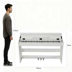 Beisite T-185 nhà máy ODM/OEM đàn <span class=keywords><strong>piano</strong></span> kỹ thuật số 88-key búa hành động organ điện xách tay bàn phím điện tử nhạc cụ - Product Image 2