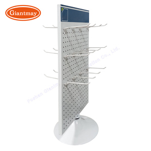 Benutzer definierte rotierende Anzeige Plattenspieler Doppelseitige Desktop-Drehgestell Schlüssel bund Display Rack Elektronisches Zubehör Display Rack - Product Image 3