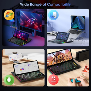 K3 13&quot; External Touchscreen Mechanical <strong>Keyboard</strong> 82 Keys Portable Compact <strong>Keyboard</strong> for Windows/Mac - Product Image 6