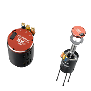 HobbyWing QuicRun 3650 G2 сенсорный бесщеточный Moter с сенсорным приводом 10BL120 120A ESC + светодиодный программный блок общий комбо для радиоуправляемого 1/10 автомобиля - Product Image 5