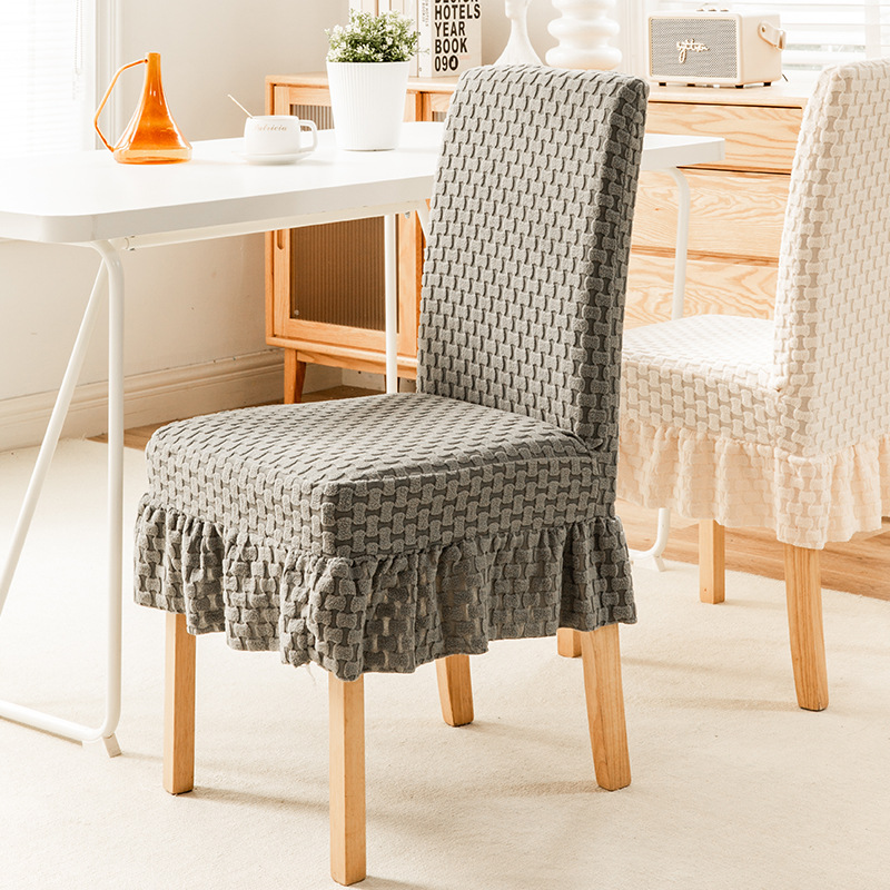 สุภาพบุรุษสีเทา - ผ้าคลุมเก้าอี้ทรงกระโปรง