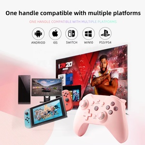 Joystick para Switch Pro Controller para Nintendo Switch Dula Motor Vibration Gamepad para PC/PS3/PS4 - Product Image 4