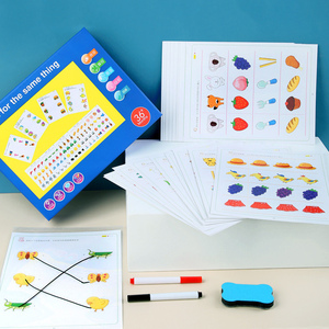 接続を描く子供たちはおもちゃの観察に一致し、同じ接続を見つけて描画に一致するDIY学習教育玩具 - Product Image 2