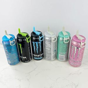 Soda có thể nắp đậy với rơm nhựa bìa với Silicone rơm bpa-miễn phí tái sử dụng phù hợp với tiêu chuẩn cho đồ uống đóng hộp bia nước trái cây seltzer - Product Image 2