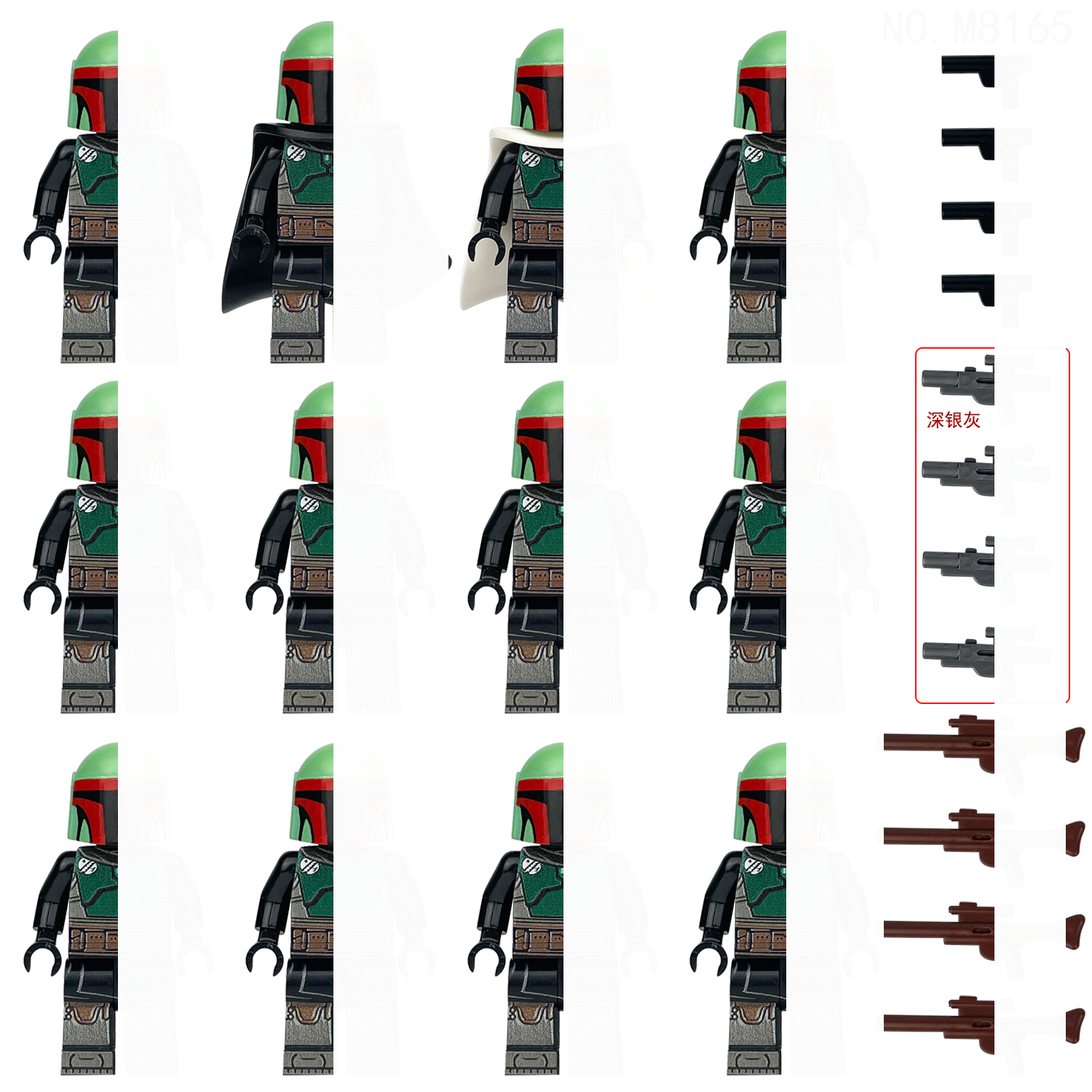 Commando vert-12 pièces